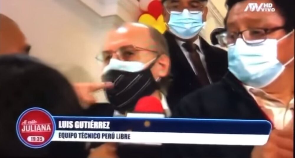 “Estoy pensando votar en nulo”: Luis Gutiérrez del equipo técnico de Castillo | VIDEO