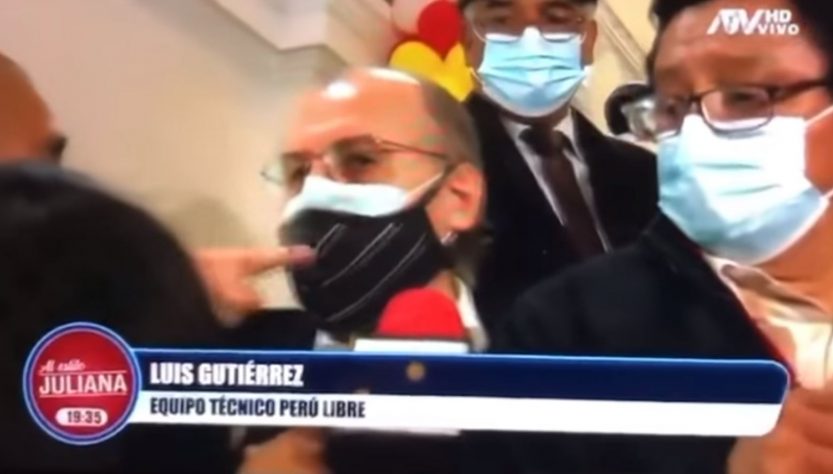 “Estoy pensando votar en nulo”: Luis Gutiérrez del equipo técnico de Castillo | VIDEO