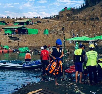 Un muerto y 70 desaparecidos, tras deslizamiento de tierra en una mina de Birmania