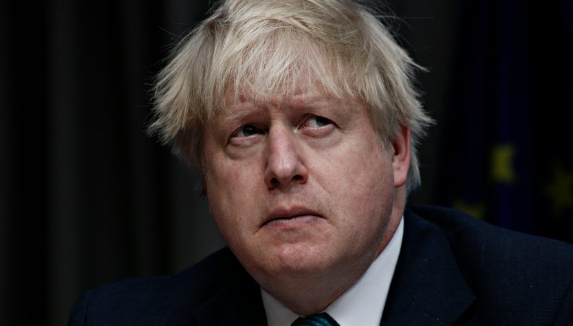 Boris Johnson en problemas