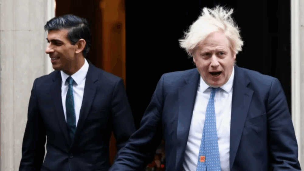 Multaron a Boris Johnson por el Partygate