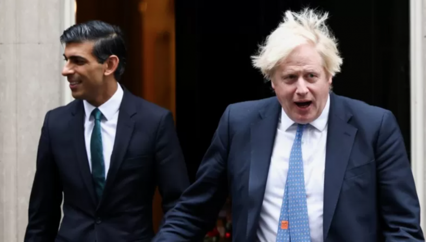 Multaron a Boris Johnson por el Partygate