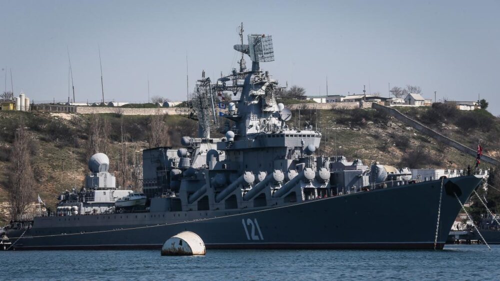 Ucrania atacó al buque insignia Moskva en aguas del mar Negro