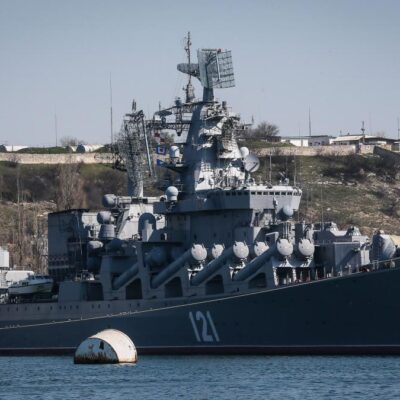 Ucrania atacó al buque insignia Moskva en aguas del mar Negro