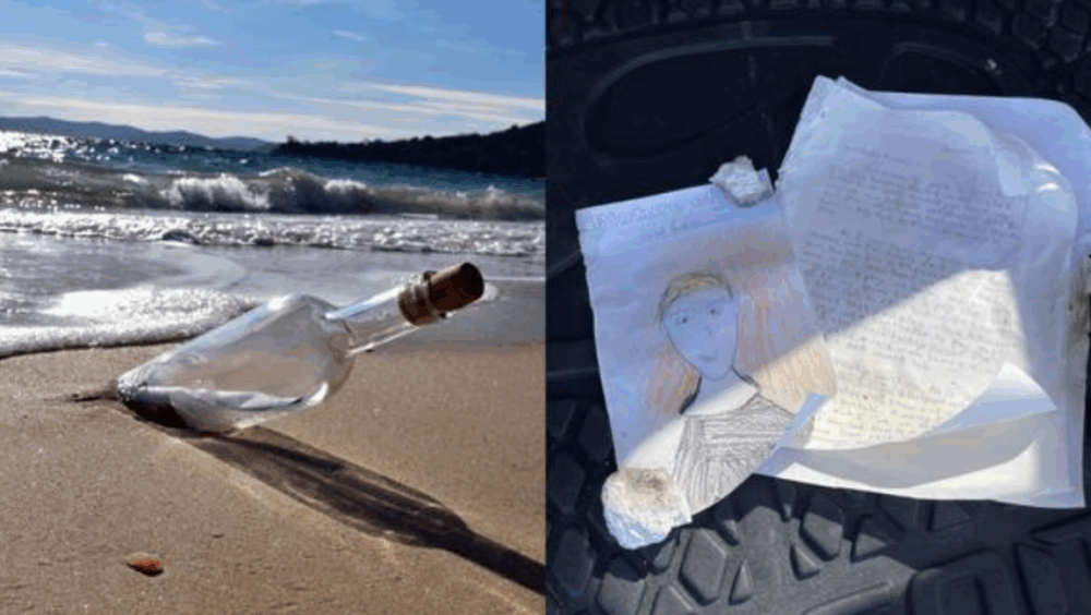 Hallan un mensaje en una botella 11 años después