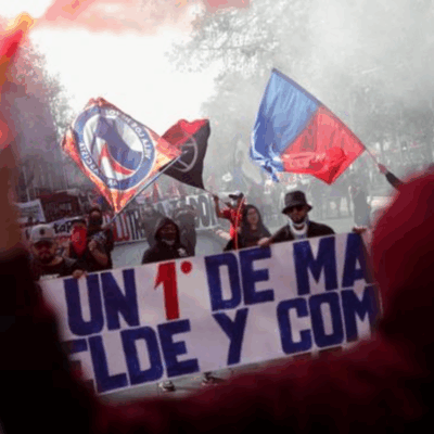 Tres heridos de bala en una manifestación por el 1 de Mayo en Chile