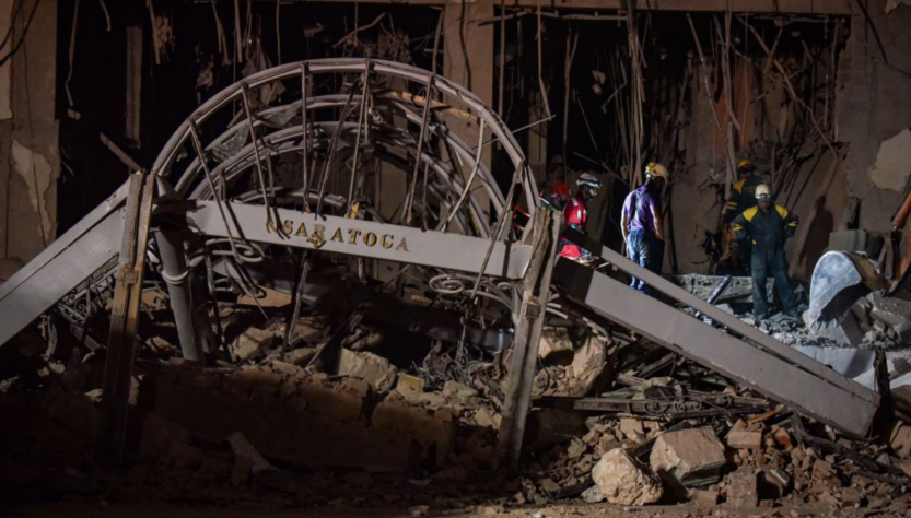 Al menos 31 personas murieron en la explosión del Hotel Saratoga