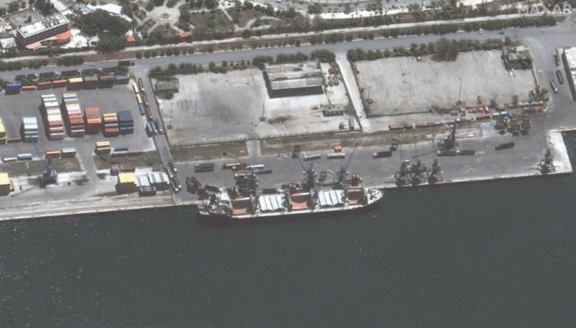 Buque ruso Matros Pozynich atracó en Siria