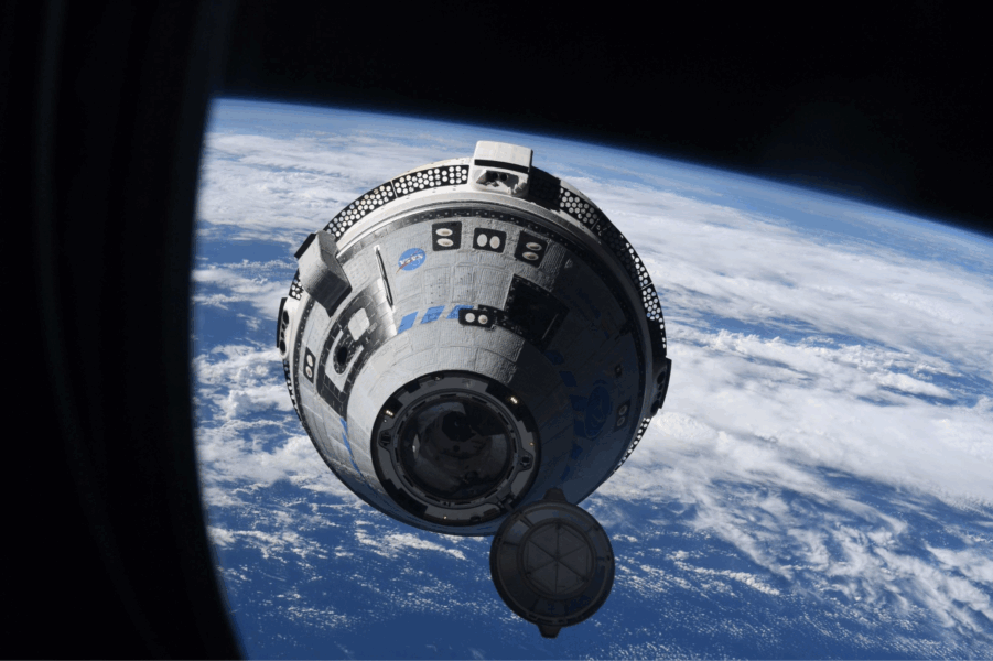 La cápsula Starliner se acopló a la Estación Espacial