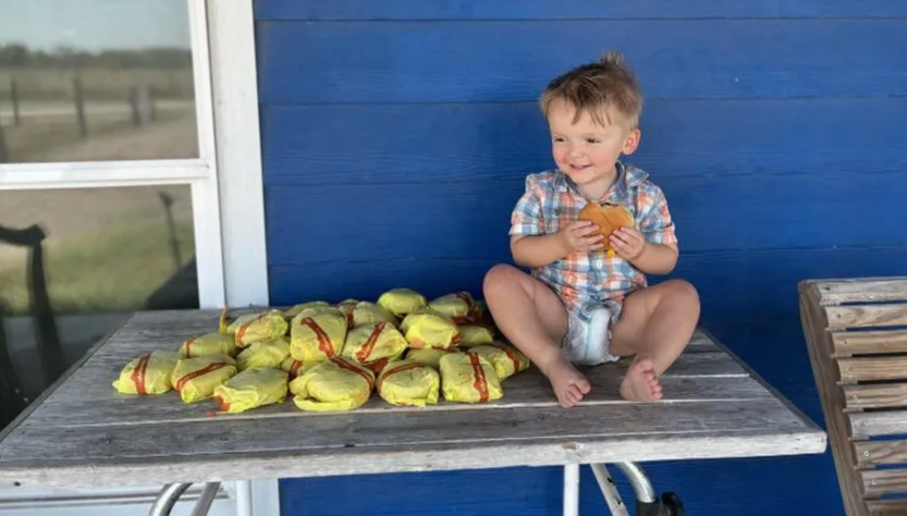 Un niño de 2 años encargó 31 hamburguesas con el teléfono de su mamá