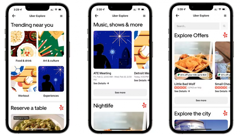 Uber Explore, el nuevo cambio en la plataforma para el ocio