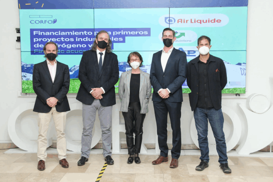 Corfo firmó acuerdos para financiar proyectos de hidrógeno verde