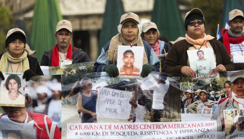 México: otorgan documento migratorio a padres que buscan hijos desaparecidos