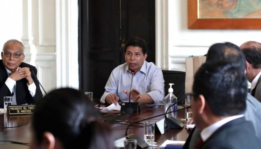 Gobierno de Castillo decretó el estado de emergencia