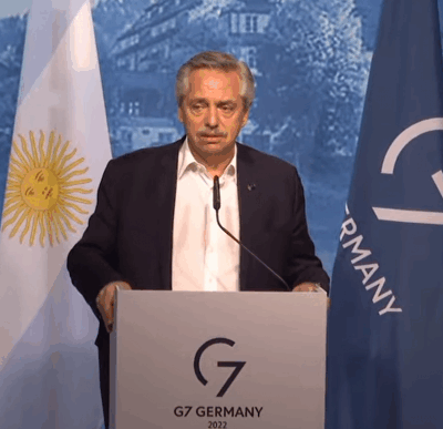 Argentina: Alberto Fernández volvió «satisfecho» del G7