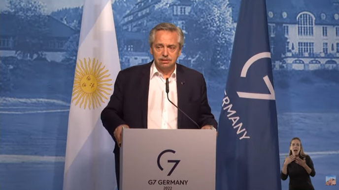 Argentina: Alberto Fernández volvió «satisfecho» del G7