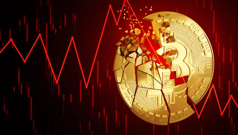 Bitcoin cayó finalmente por debajo de los U$S 20.000