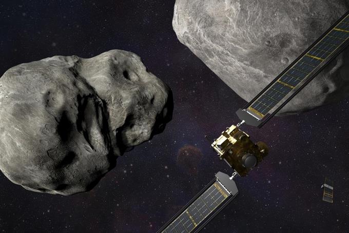 La NASA estrelló una nave contra un asteroide para «defender al planeta»