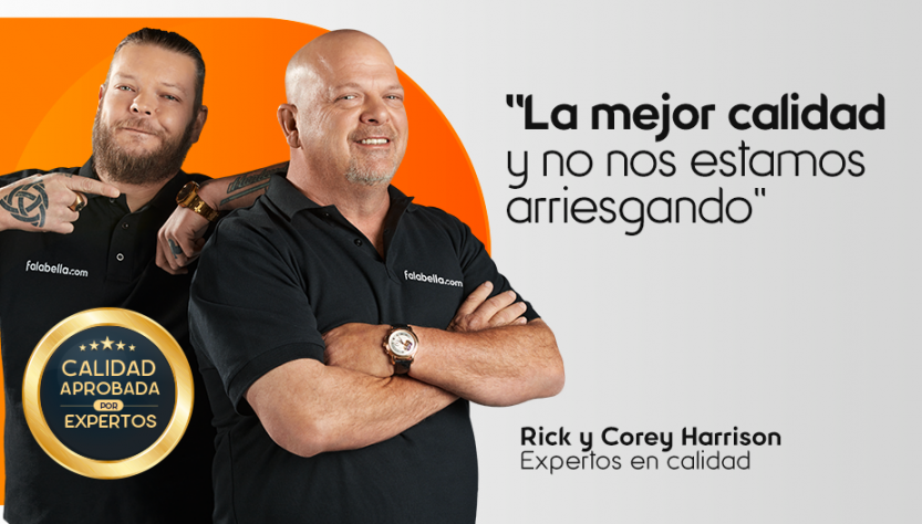 Personajes de “El Precio de la Historia” son embajadores de la campaña de calidad de Falabella.com
