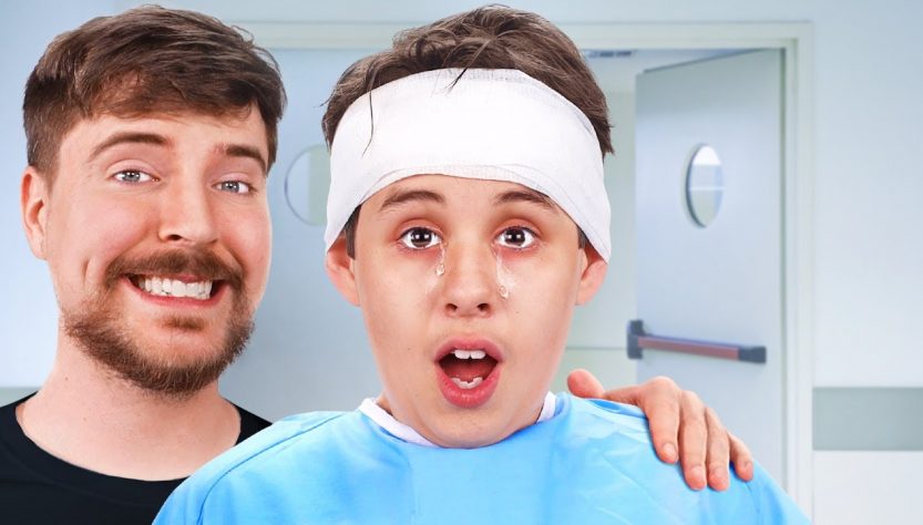 El influencer Mr Beast ayudó a curar la ceguera de mil personas