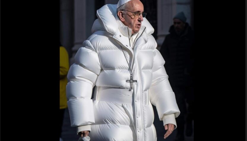 Inteligencia Artificial genera fotografías falsas del Papa Francisco