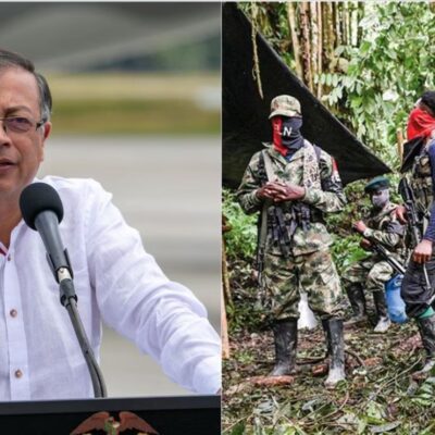 Gustavo Petro exhorta al ELN a un cese al fuego