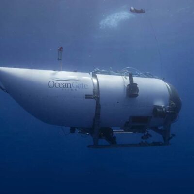 Desaparece submarino con turistas a bordo mientras exploraban El Titanic