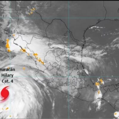 Huracán Hilary sube a categoría 4, tendrá efectos en México y Estados Unidos