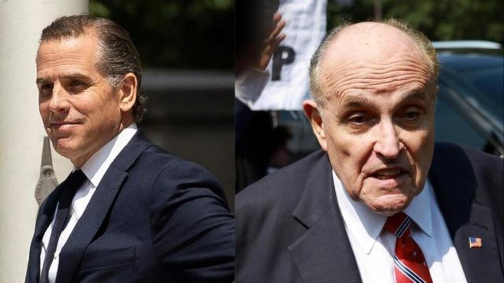 Hunter Biden interpone demanda contra Giuliani por difamación
