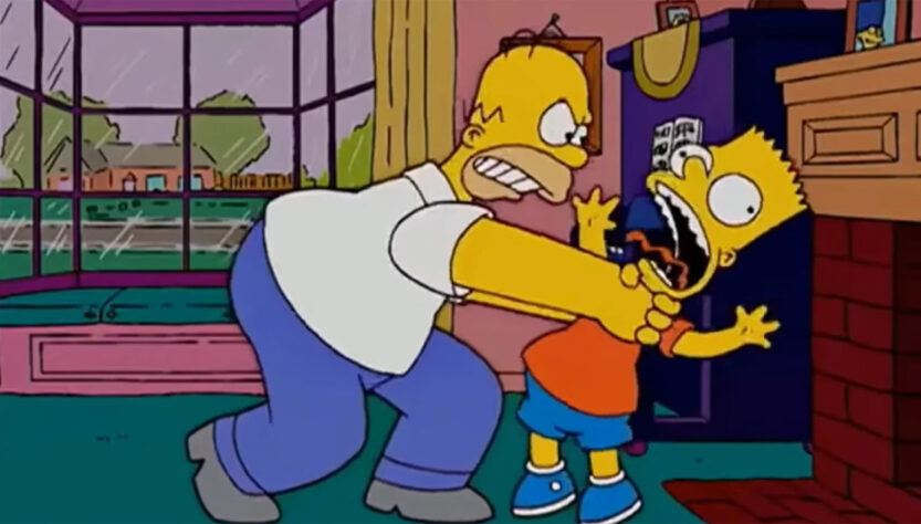 “Me quiero volver chango”: la razón por la cual Homero ya no estrangulará a Bart