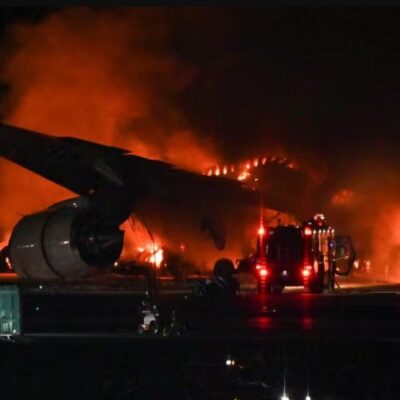 Inicio de año trágico en Japón con terremoto y choque de dos aviones