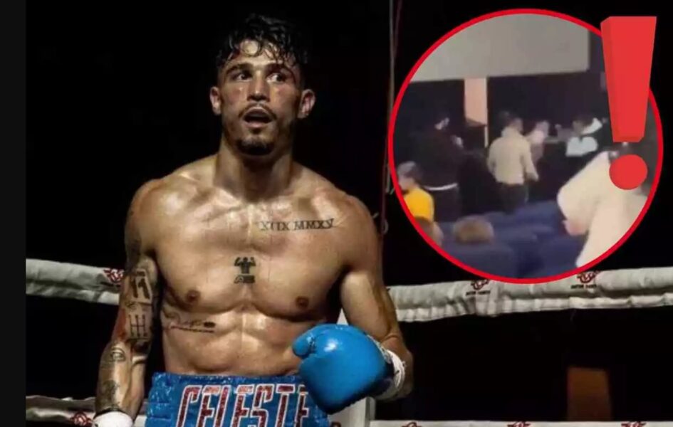 Boxeador profesional mete golpiza a agresor en una sala de cine en León