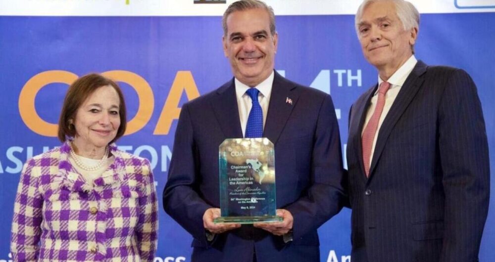 El Consejo de las Américas otorga premio a Abinader por convertir a Dominicana en país líder en la región
