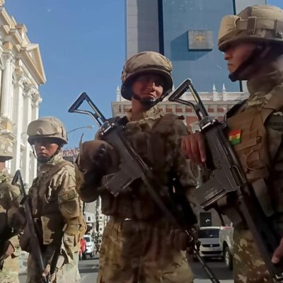 Se da un intento de golpe de estado en Bolivia