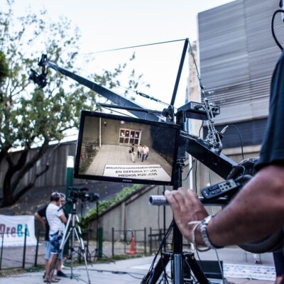 Comunidad cinematográfica en República Dominicana se manifiesta frente al Congreso Nacional en defensa de la Ley de Cine