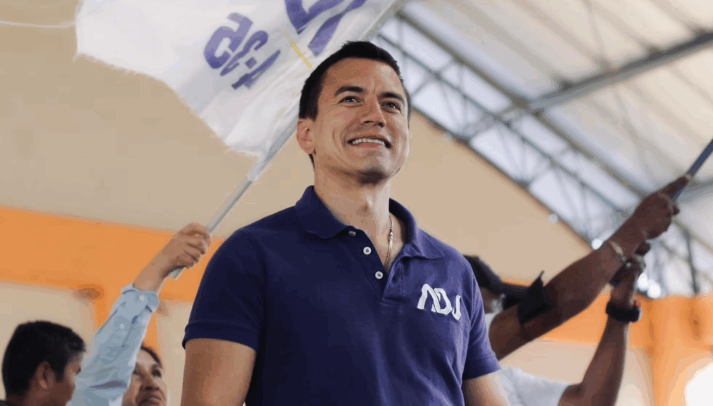 Daniel Noboa es reelegido presidente de Ecuador con amplia ventaja sobre Luisa González