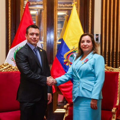 Perú: Presidenta Boluarte planea visita oficial a Ecuador para acto de investidura presidencial