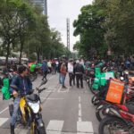 México: repartidores y conductores de plataformas exigen diálogo al STPS y al IMSS: «Con nuestros ingresos no, escúchenos»