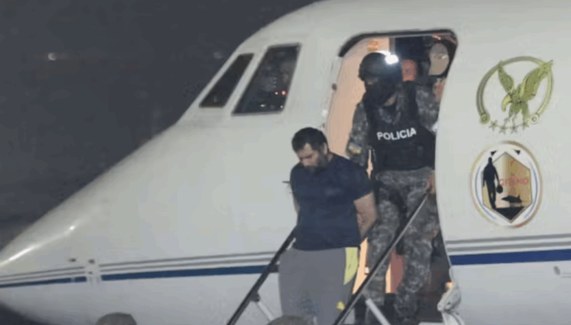 Ecuador extradita a alias “Fito” a EE.UU. para enfrentar cargos por narcotráfico y armas