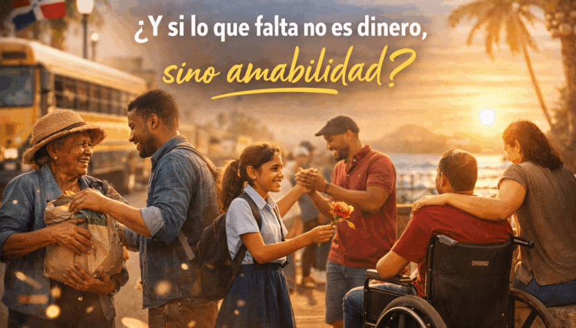 ¿Y si lo que falta en RD no es dinero, sino amabilidad?