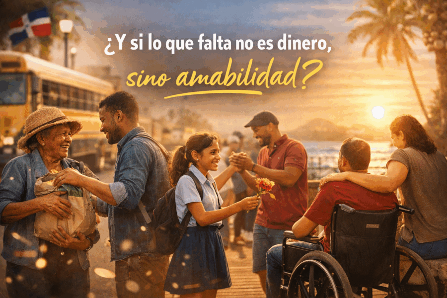 ¿Y si lo que falta en RD no es dinero, sino amabilidad?