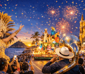 Mexicanos y turistas extranjeros eligen Mazatlán para vivir el Carnaval 2026