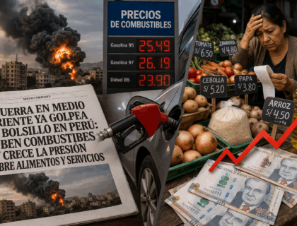 Guerra en Medio Oriente ya golpea el bolsillo en Perú: suben los precios en combustibles, alimentos y servicios