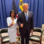 La foto de Trump y Delcy Rodríguez marca el inicio de la Asamblea General de la ONU